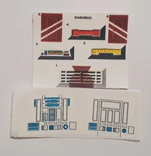 Vintage Star Wars MTV 7 Replacement Toy Stickers - Peel & Stick - No Need To Cut