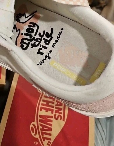 VANS BMX Old Skool Angie Marino Rosa/Mrshmlw Talla 10 (#99) - Imagen 4 de 10