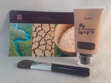 Tarte Smooth Operator Amazonian White Clay Foundation Deep Dark Brush NOS