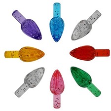 Ceramic Christmas Tree Replacement Lights, Medium Multicolor w/ Glitter | 144pcs