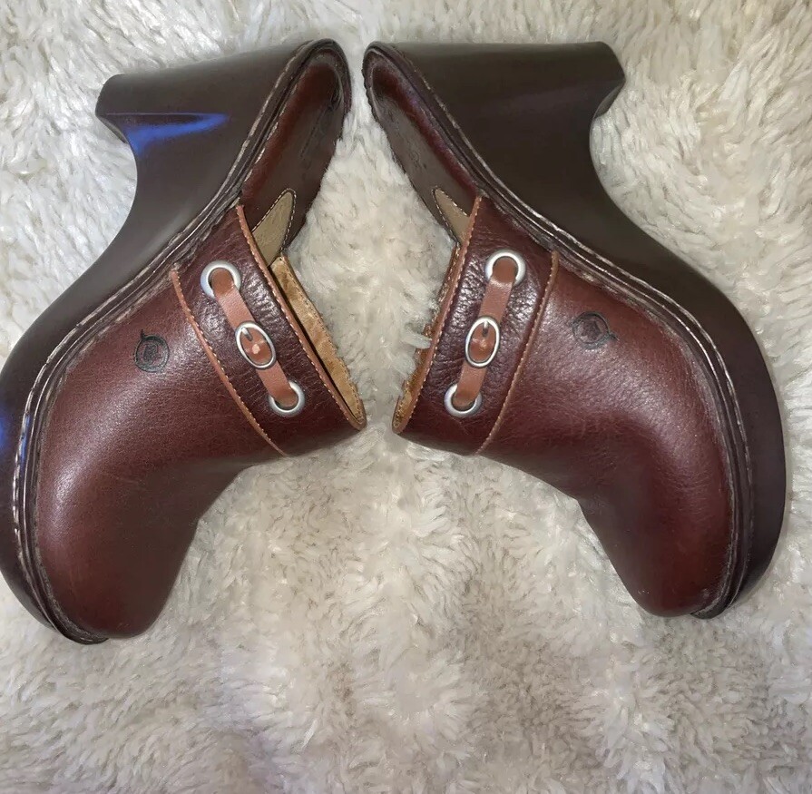 Born Clogs Brown Size 8 Fashionable Comfortable T… - image 8