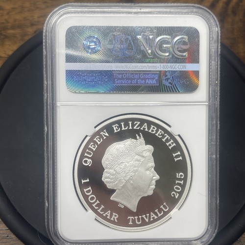 2015P Star Trek Silver 2 Coin Set Signed By William Shatner NGC PF70 UCAM E-REL - Picture 6 of 6