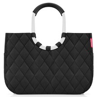 Reisenthel Loopshopper L Shopper Tasche 46Cm #Rth-Or-Rhombus (Rhombus Black)