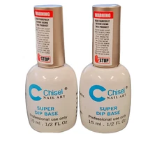 Chisel Dip Essential Liquid - Step #2 SUPER DIP BASE 0.5 Oz (Pack of 2)
