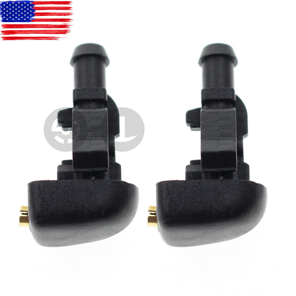 Windshield Washer Nozzle / Wiper Spray Jet - Fits Ford F150 2009-2017 & Other GM/Ford Models