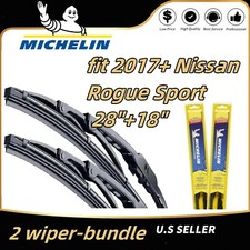 Wiper Blades 2-Pack Standard Wipers - fit 2017+ Nissan Rogue Sport - 30280/180