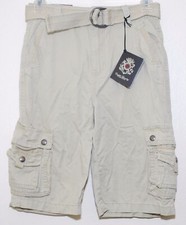 English Laundry Cargo Shorts w Belt Boy's Size 5 Light Khaki NWT 48