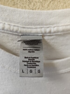 M.O.B. ‎g-rap ASAP Rocky A$AP Worldwide Mob Hip Hop Rap Men's Large Sz. White T