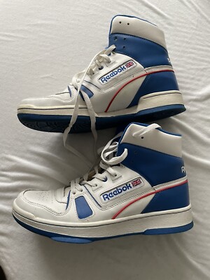RETRO VTG REEBOK BB6600 SZ 42 (41) HITOPS BASKETBALL 25TH ANIVERSARY EDITION