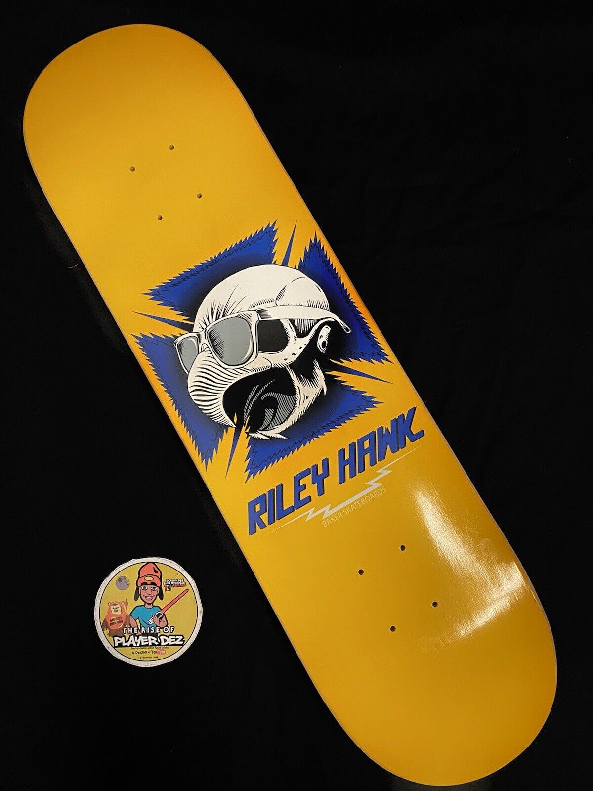 SUPER RARE RILEY HAWK Chicken Skull Tony Hawk Baker Skateboard