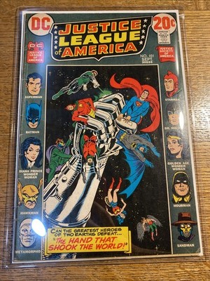 JUSTICE LEAGUE of AMERICA #101 DC 1972 Bronze Age DC Classic cover