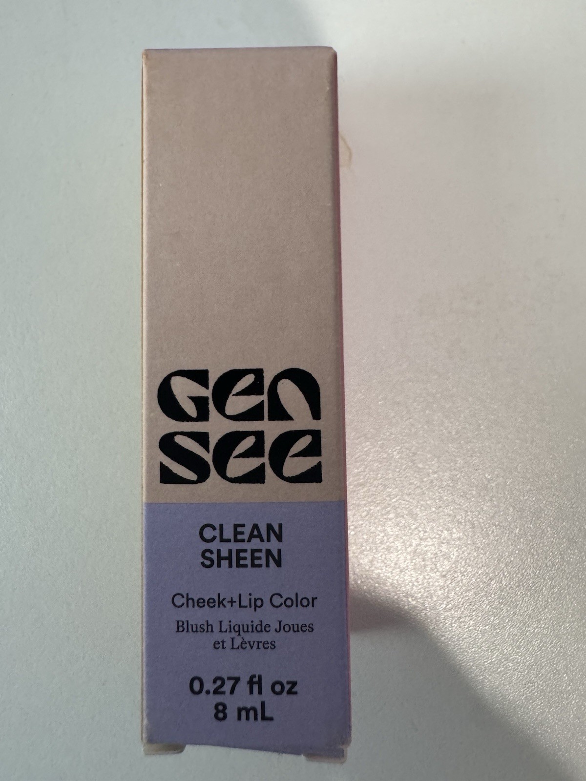 Gen See Clean Sheen Cheek + Lip Color - Lychee, 0.27 Fl Oz (Pack of 1)