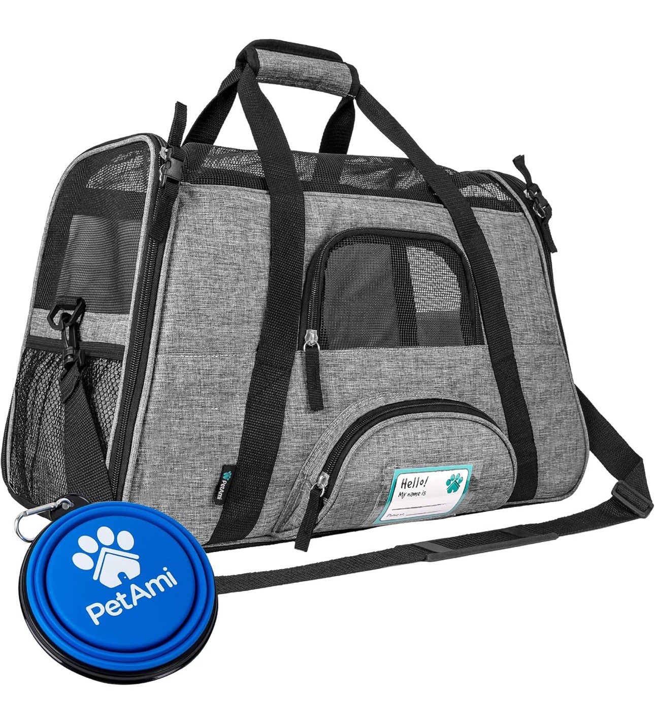 PetAmi Deluxe Pet Carrier Backpack for Small Cats and Dogs, Puppies | Ventilated