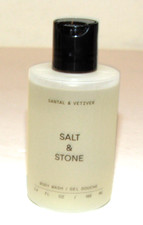 Salt Stone Body Wash Gel Santal Vetiver 3.4 Oz 100 mL Travel Size