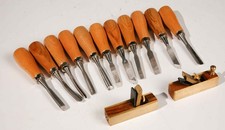 11Pc Wood Carving Chisel Gouge Set with Small Planes