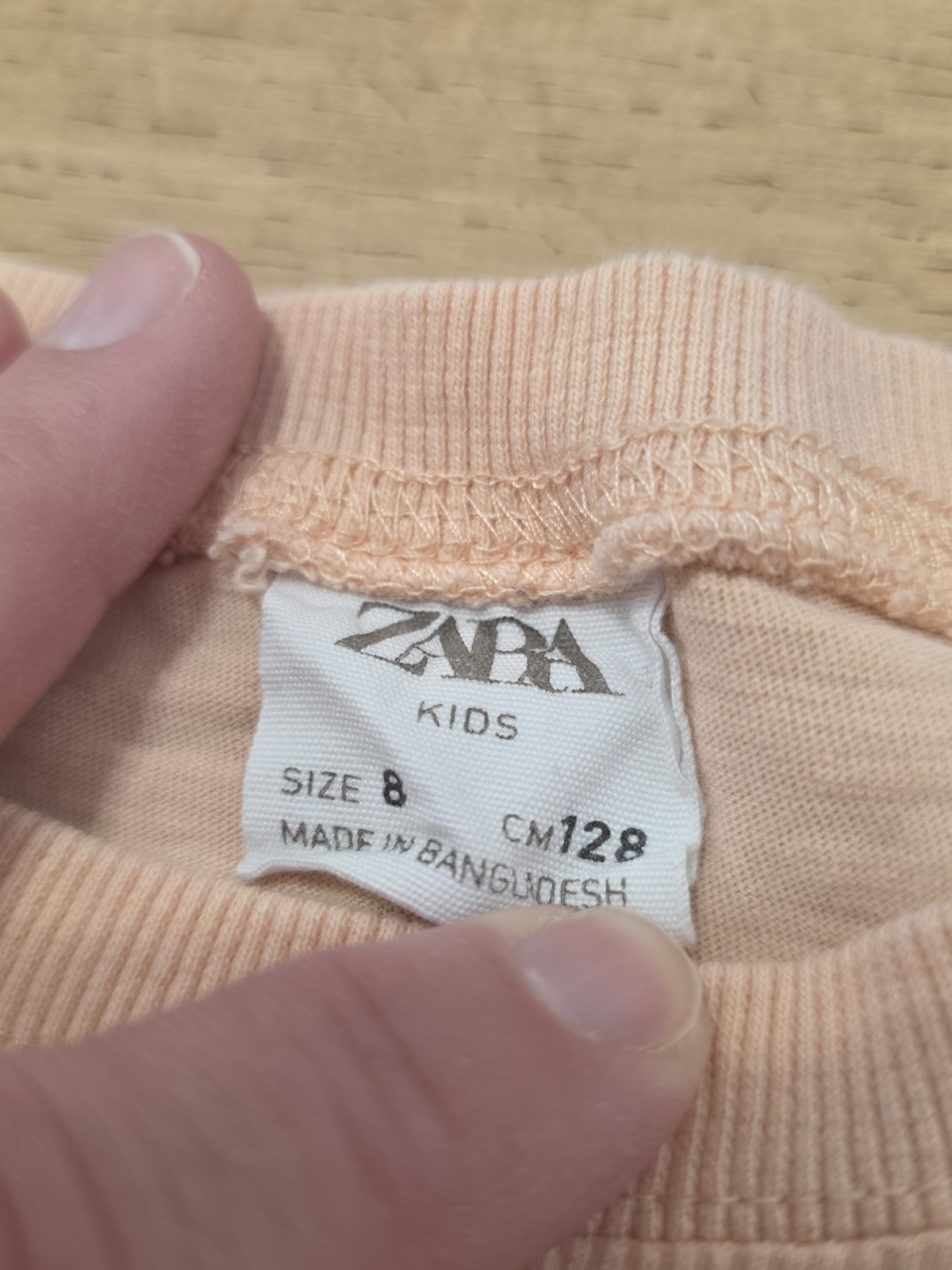 Zara Kids Boy's Summer Peach Short Sleeve T-Shirt Size 8 thumbnail 5