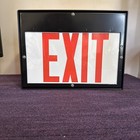 Commercial, Black, Led Heavy Duty Exit Sign Cooper Lighting Exl71Rw. New.