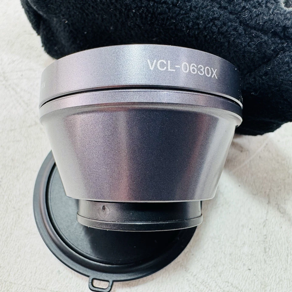 Lente de conversão Sony VCL-0630X 30mm 0.6x grande angular para DCR-HC DCR-DVD DCR-SR - Imagem 2 de 4