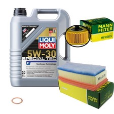 MANN Inspektionspaket 5 L LIQUI MOLY Special Tec F 5W-30 f&uuml;r Dacia Sandero II