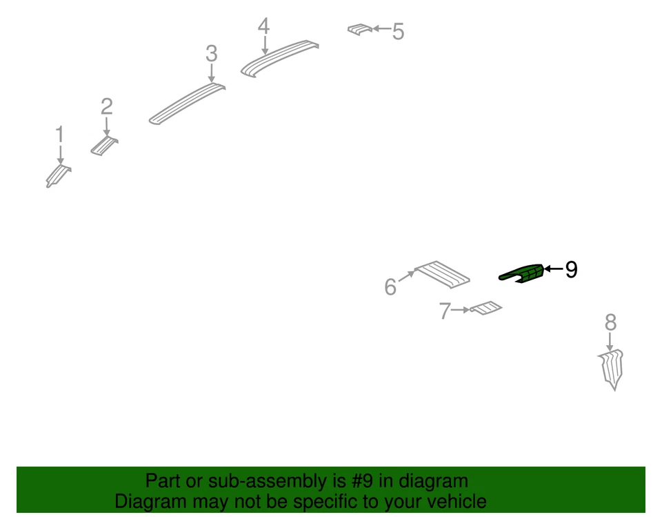 Genuine GM Rear End Spoiler Decal in Inferno Orange 23156174 - Изображение 3 из 3