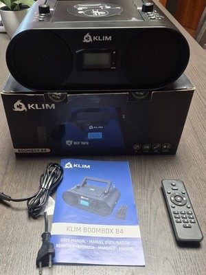KLIM Boombox B4 Music Radio CD Player mit Bluetooth  USB Fernbedienung