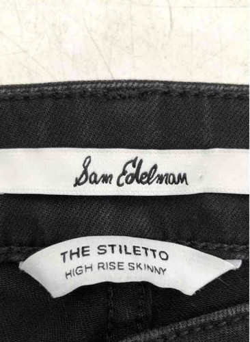 Sam Edelman Womens Black Cotton Blend 5-Pocket Design Skinny Jeans Size 24 - Picture 3 of 6