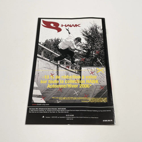 PS2 Tony Hawk's - Project 8 (jeu+notice) FRA Bon état - Photo 2 sur 2