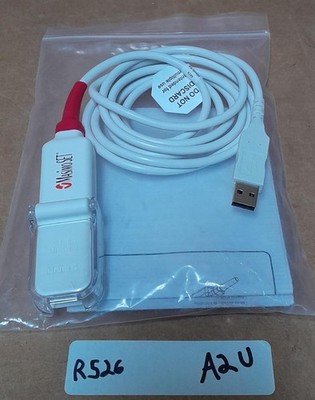 NEW MASIMO 114615 SET SPO2 USB CABLE 6 FT./1.8 M GS1-128 ! R526 A2 U