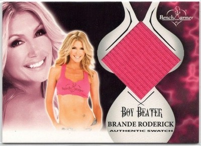  2012 Bench Warmer Vault Boy Beater Brande Roderick Swatch Relic Card #2