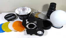 SGA-K9 Flash Accessory 9-in-1 Kit Barndoor Snoot Softbox Honeycomb Diffuser