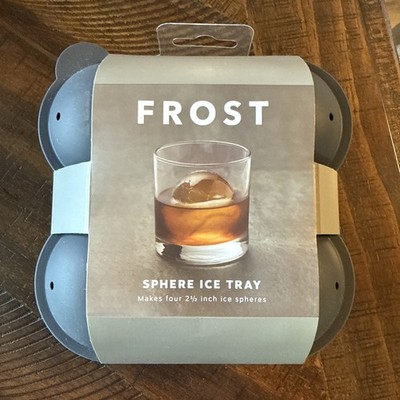 W&P DESIGN Frost Silicone Sphere Ice Tray Seamless Ice Mold Peak Cube BRAND NEW