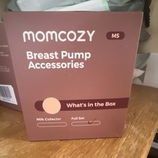 Momcozy M5 Wearable Breast Pump Accessories Full Set Brown Model M5 Complete Kit