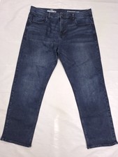 Mens Next Jeans Size 38 R Straight Fit with Stretch W38 L31 Zip Fly