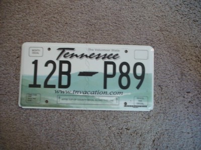 TENNESSEE VACATION TN   #    LICENSE PLATE BUY ALL STATES HERE FREE SHIPPING