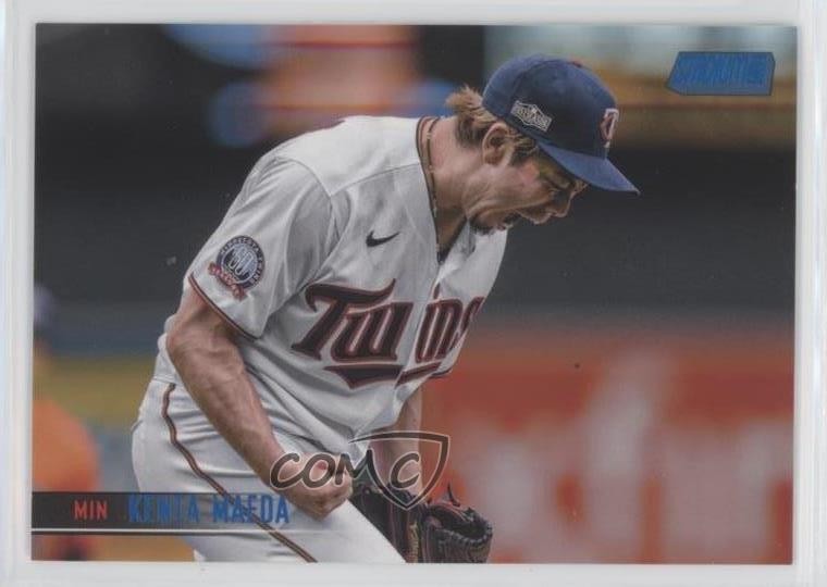 2021 Topps Stadium Club Blue Foil 27/50 Kenta Maeda #206 0e2x