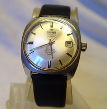 Precimax Precimaster Automatik Herrenuhr Vintage 25 Jewels Datum Swiss Made Lede