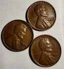 New Listing3-1932 Lincoln Wheat Small Cent Bronze Circulated Lot of 3 Coins GREAT Detail🔥
