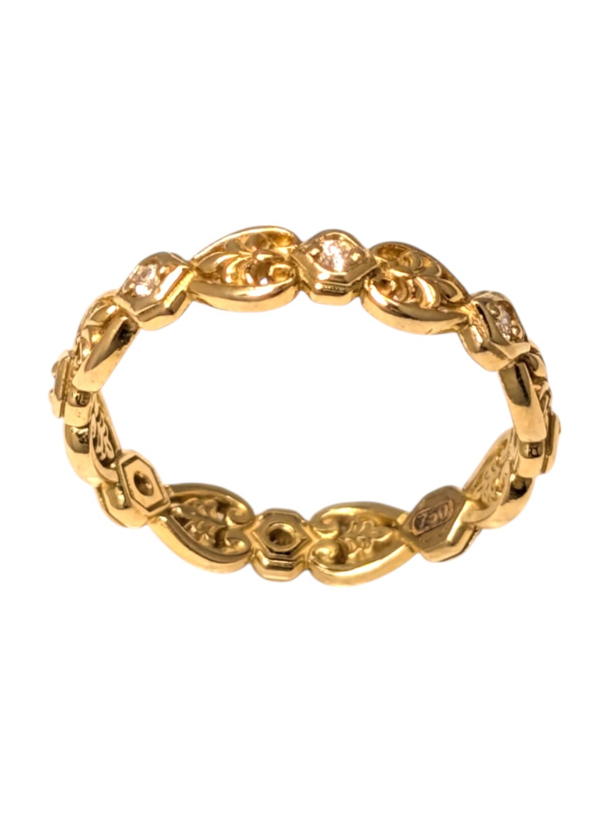 Женское кольцо из 18-каратного золота с бриллиантом Konstantino, размер 6,5, DMK01076-18KT-109, Цена:1485 долларов США