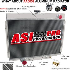 4 ROW RADIATOR FOR 1967-1970 68 FORD MUSTANG MERCURY COUGAR FAIRLANE V8 /AT