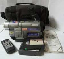 JVC GR-SXM330 S-VHS, VHS-C Analog Camcorder Case  Remote  -25