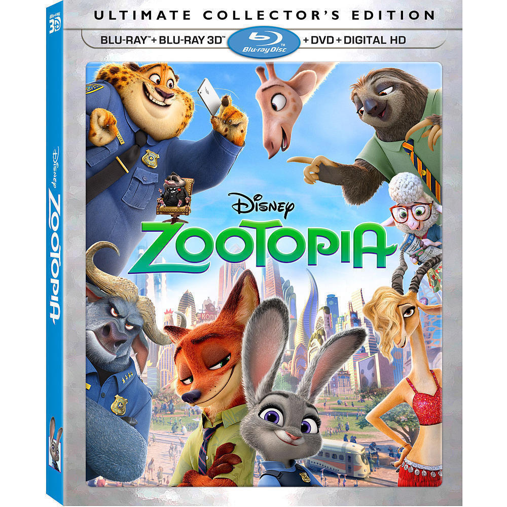 Film Freak Central - Zootopia (2016) - Blu-ray + DVD + Digital HD