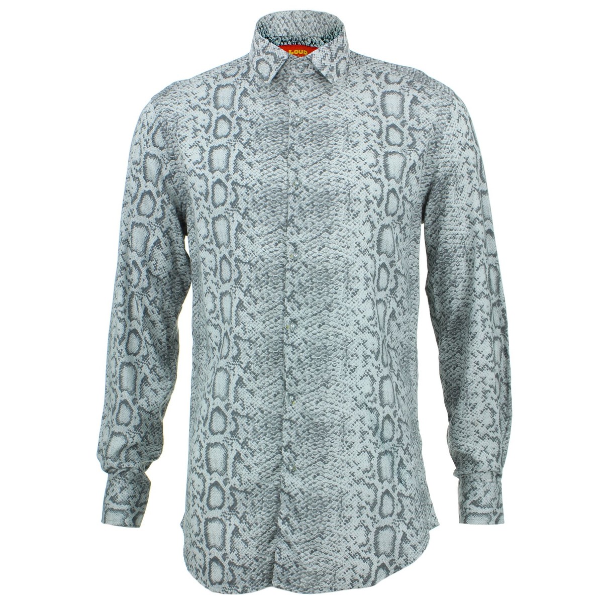 Chemise Etro Homme Gris Décontractée - 100% Coton, Manches Longues - Tailles S, L, XL - Neuf Avec étiquettes
