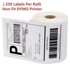 6 Rolls 4" x 6" Zebra 2844 Eltron ZP450 Direct Thermal Shipping 1500 Labels