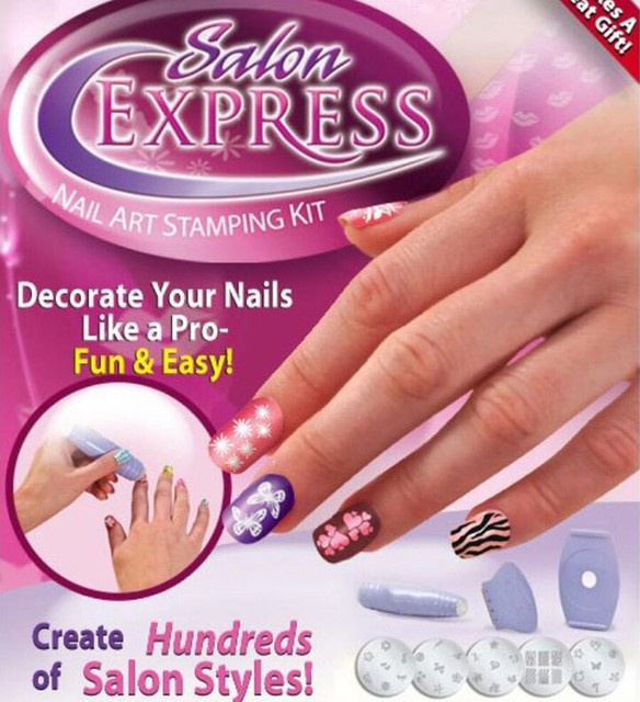 Salon Express Nail Stencil Kit for sale online eBay