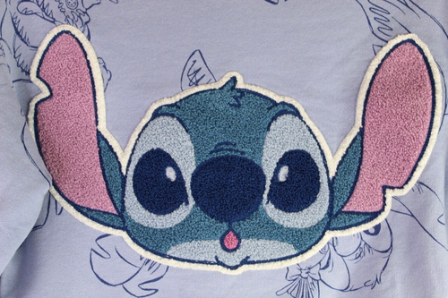 Disney Stitch Kids Sweatshirt Blue Size XS (4-5) - Picture 2 of 5