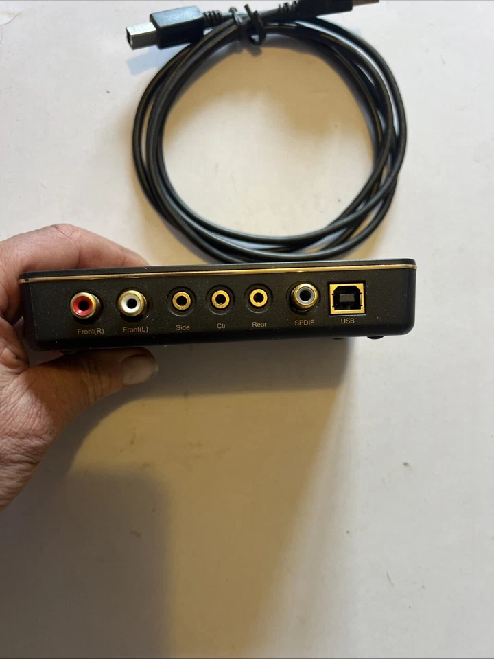 Asus Xonar U7 External Sound Card with USB Lead in Good Condition, Free Post - Image 4 of 4