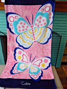 Pottery Barn Kids Small Beach Towel Personalized Monogrammed