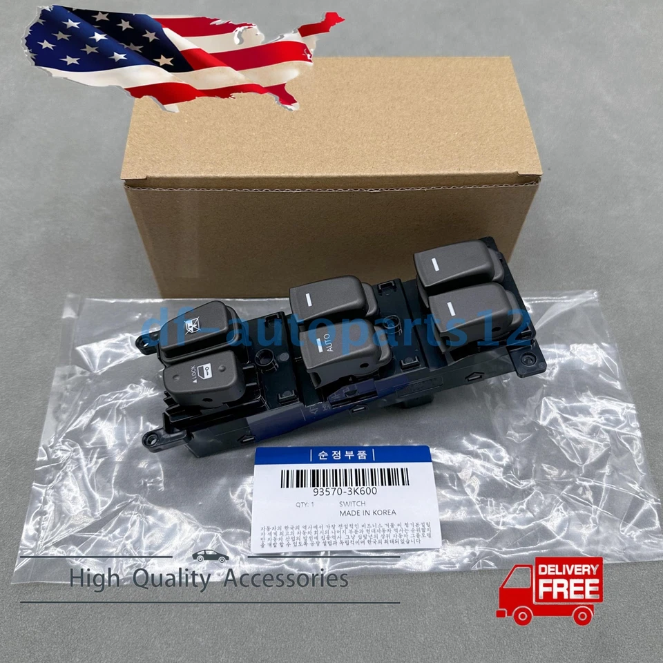 NEW For 2009-2010 HYUNDAI SONATA POWER WINDOW MASTER CONTROL SWITCH DRIVER SIDE Foto 4 de 4