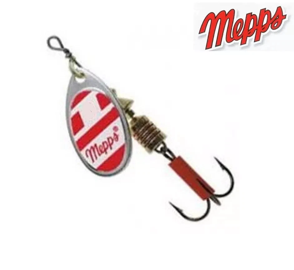 Cuiller Mepps Aglia blanc rouge