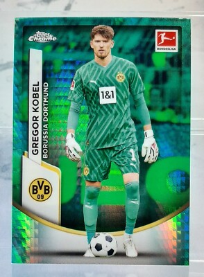 Topps Chrome 2024 - Gregor Kobel - Borussia Dortmund - Holo Grün Nearmint